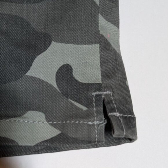 Camo Mini Skirt  90s Y2K NWT Womens Large Camouflage Belted Utility by Jolt - Picture 11 of 11